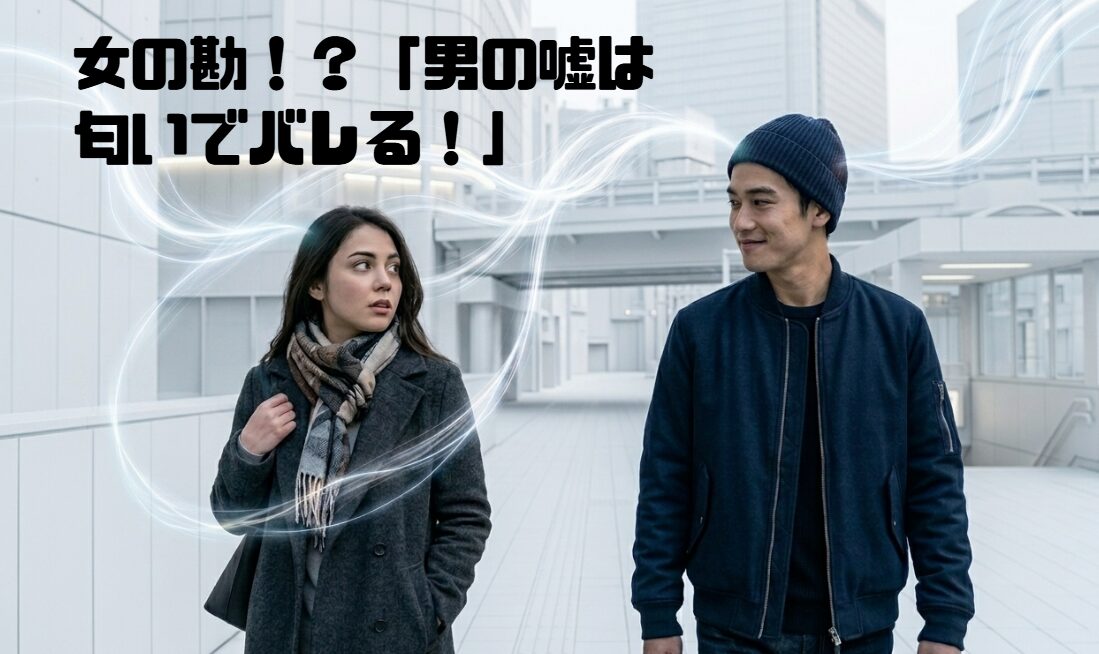 男性の嘘を匂いで見抜く「女の勘」の正体と、女性の脳に隠された嗅覚と心理の深い関係を解説するアイキャッチ画像