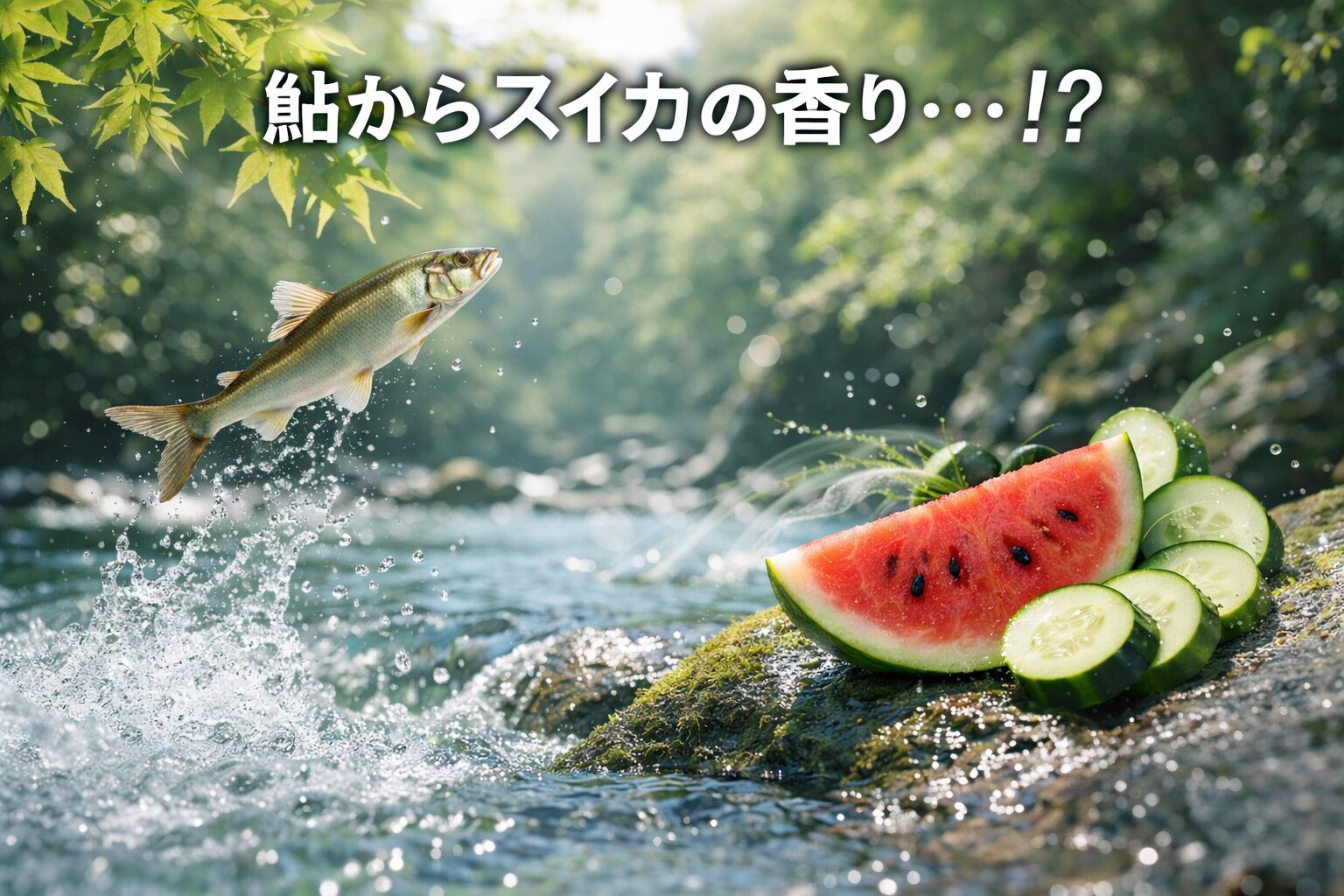 アユはスイカの匂いがする？「香魚」の秘密とキュウリの香りがする魚